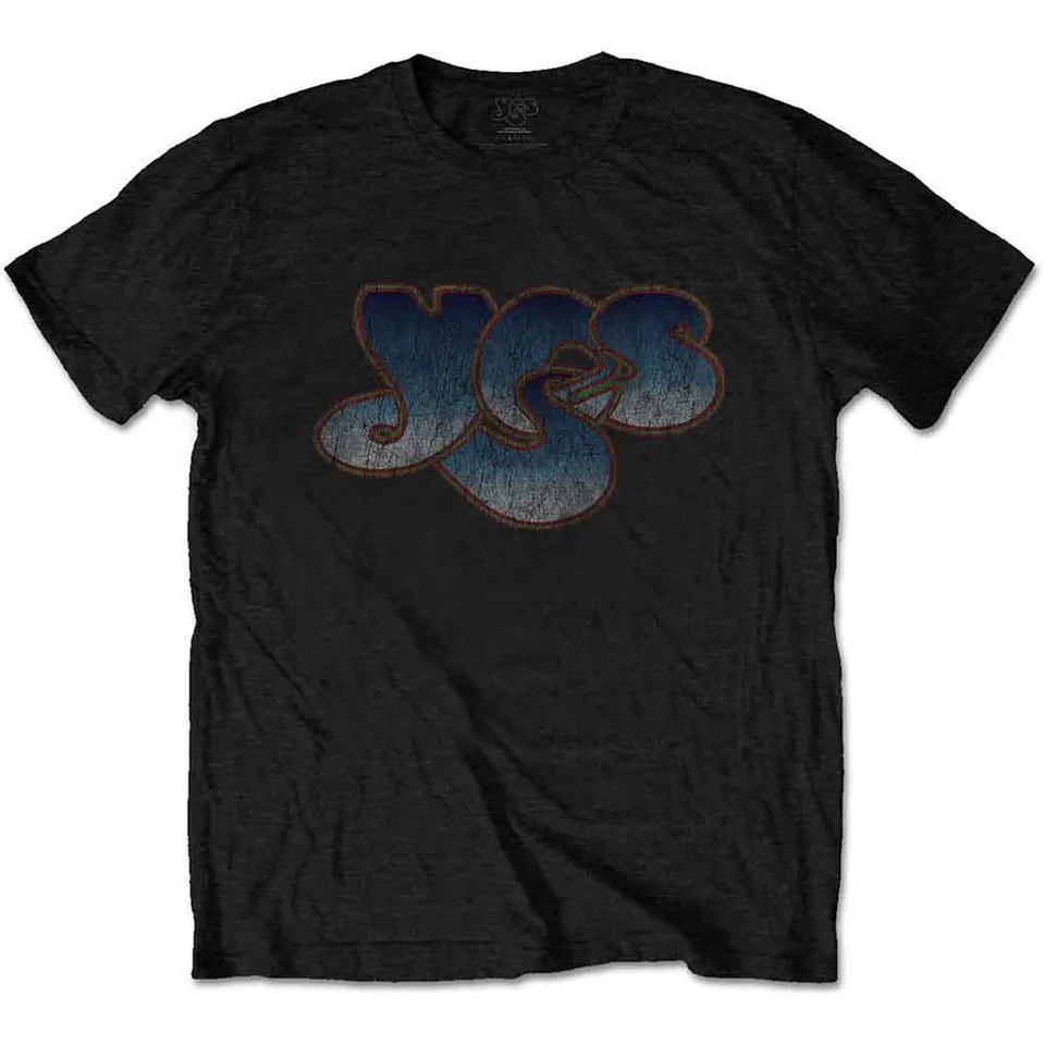 Yes Vintage Logo Black XX-Large T-Shirt