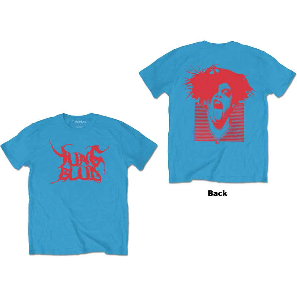 Yungblud Deadhappy Light Blue Medium T-Shirt - Image 3