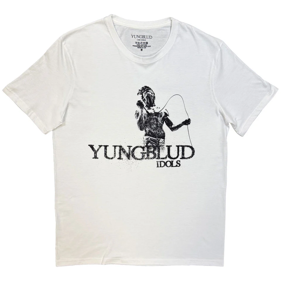 Yungblud Idols Mic White Small T-Shirt