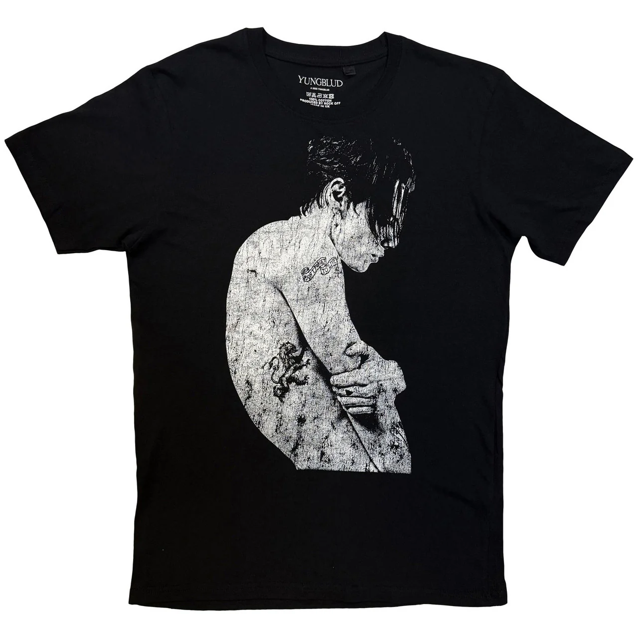 Yungblud Idols Photo Black Large T-Shirt