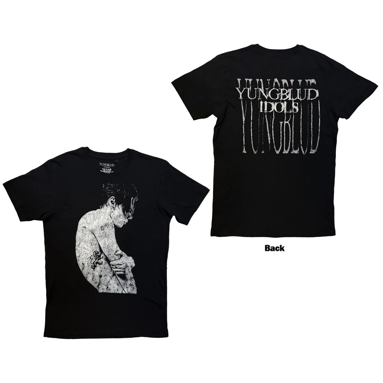 Yungblud Idols Photo Black Large T-Shirt - Image 3