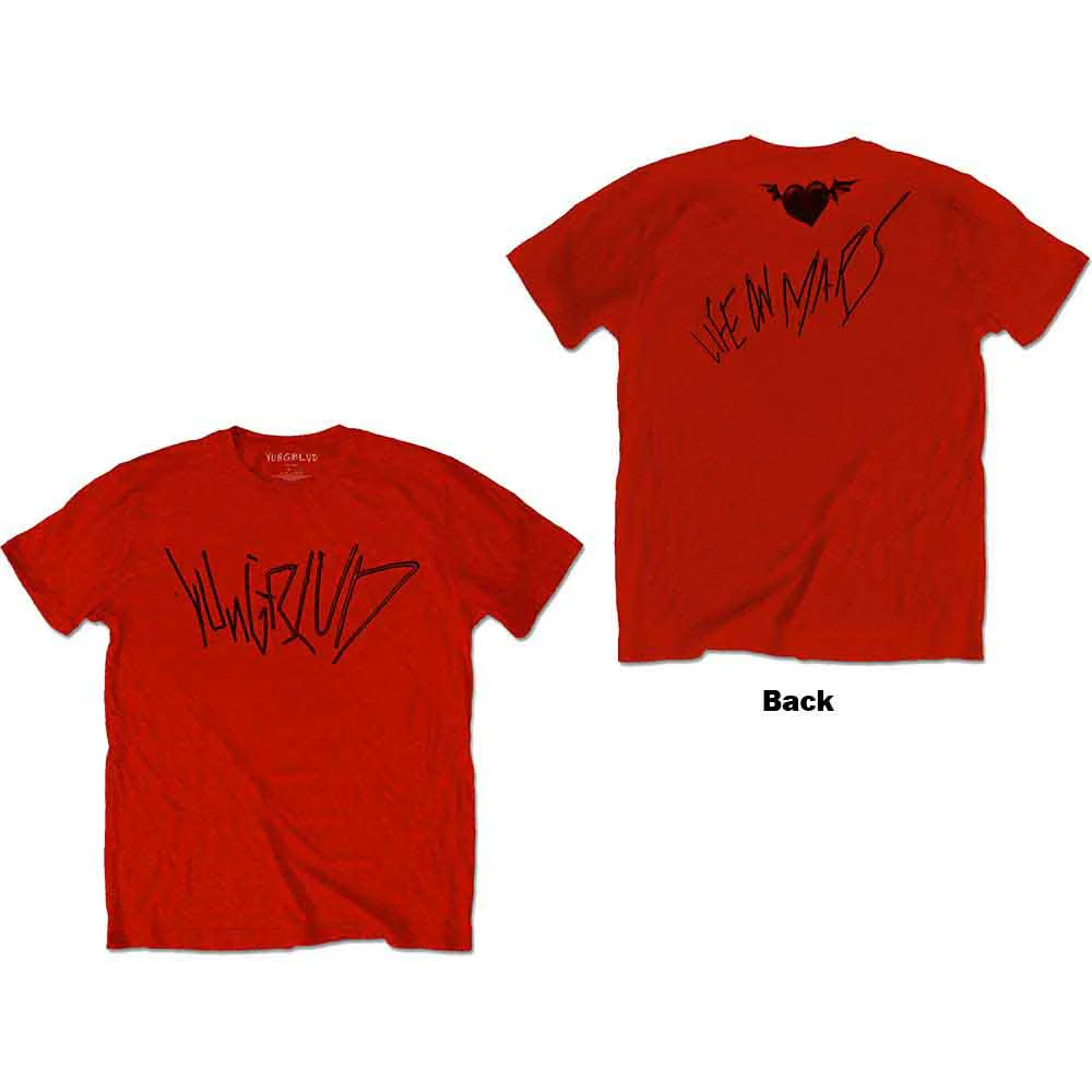 Yungblud Life on Mars Red X-Large T-Shirt - Image 3