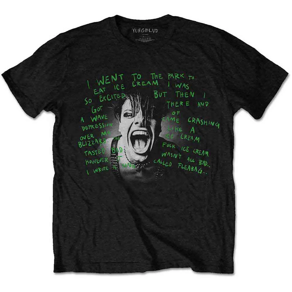 Yungblud Lyric Photo Black XX-Large T-Shirt