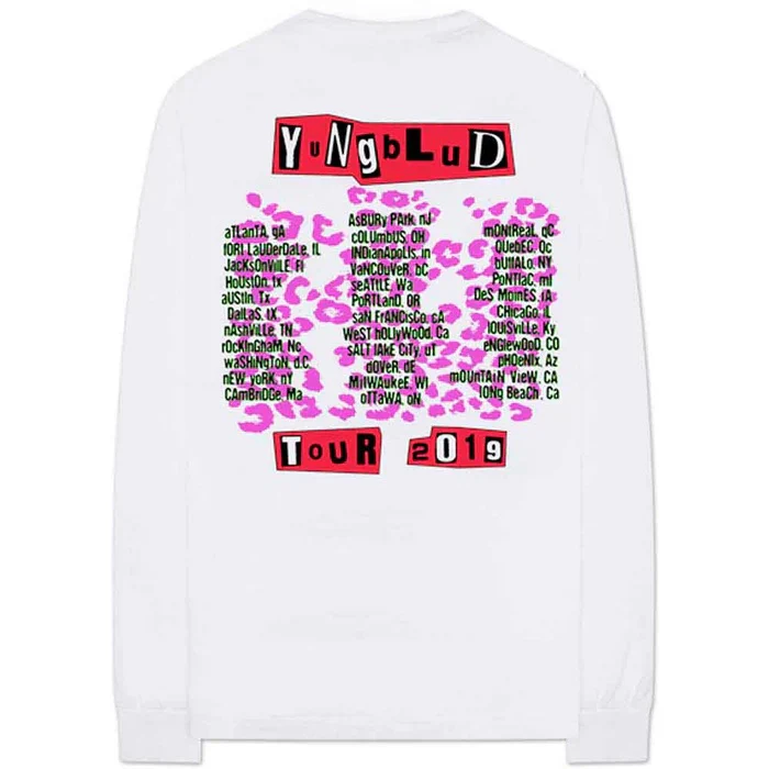 Yungblud Punker White Small Long Sleeve T-Shirt - Image 2