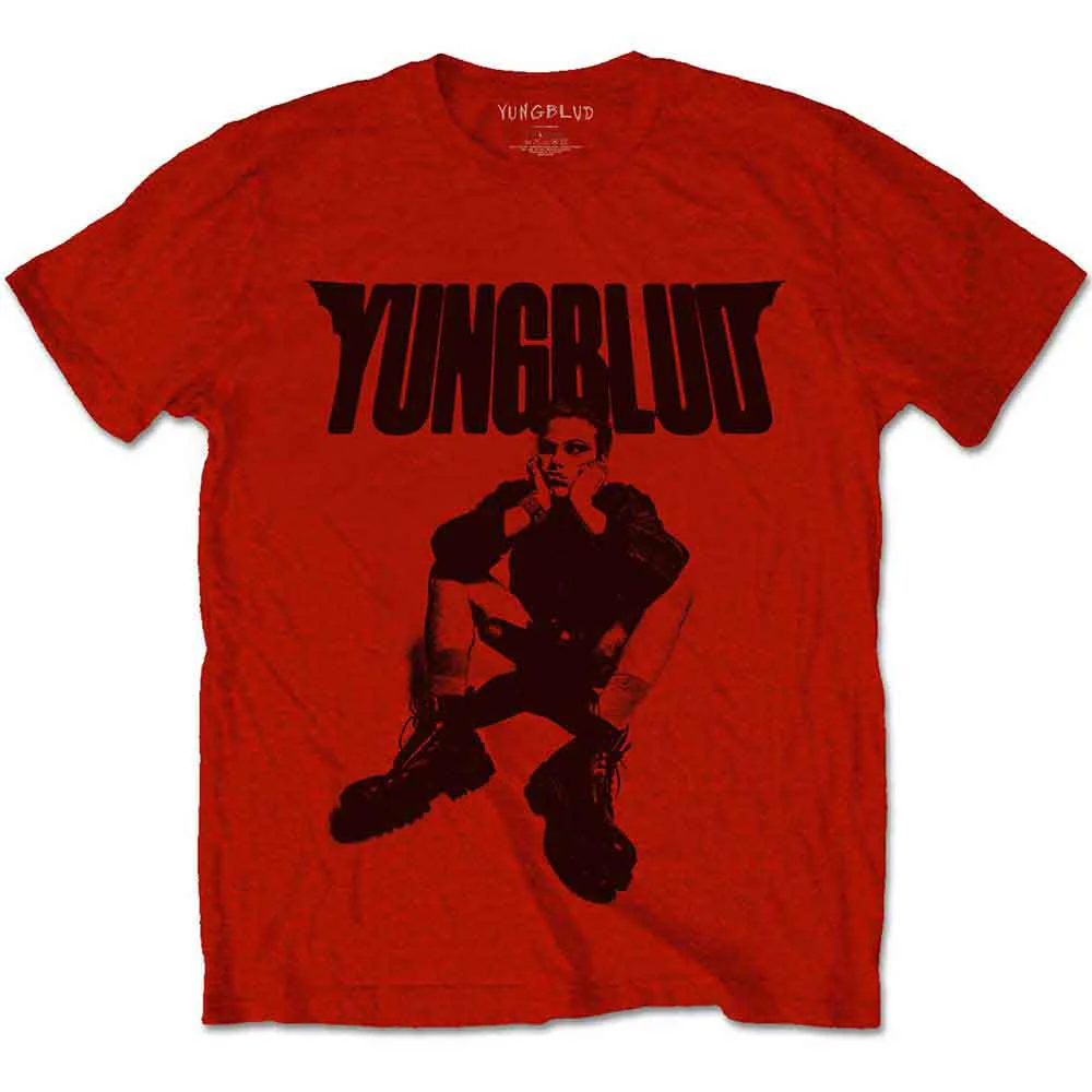 Yungblud R-U-OK? Print Red X-Large T-Shirt