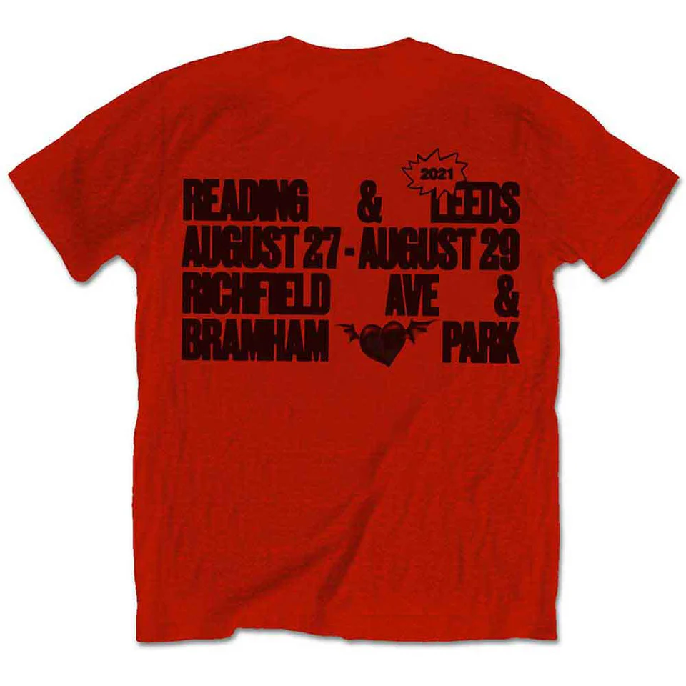 Yungblud R-U-OK? Print Red X-Large T-Shirt - Image 2
