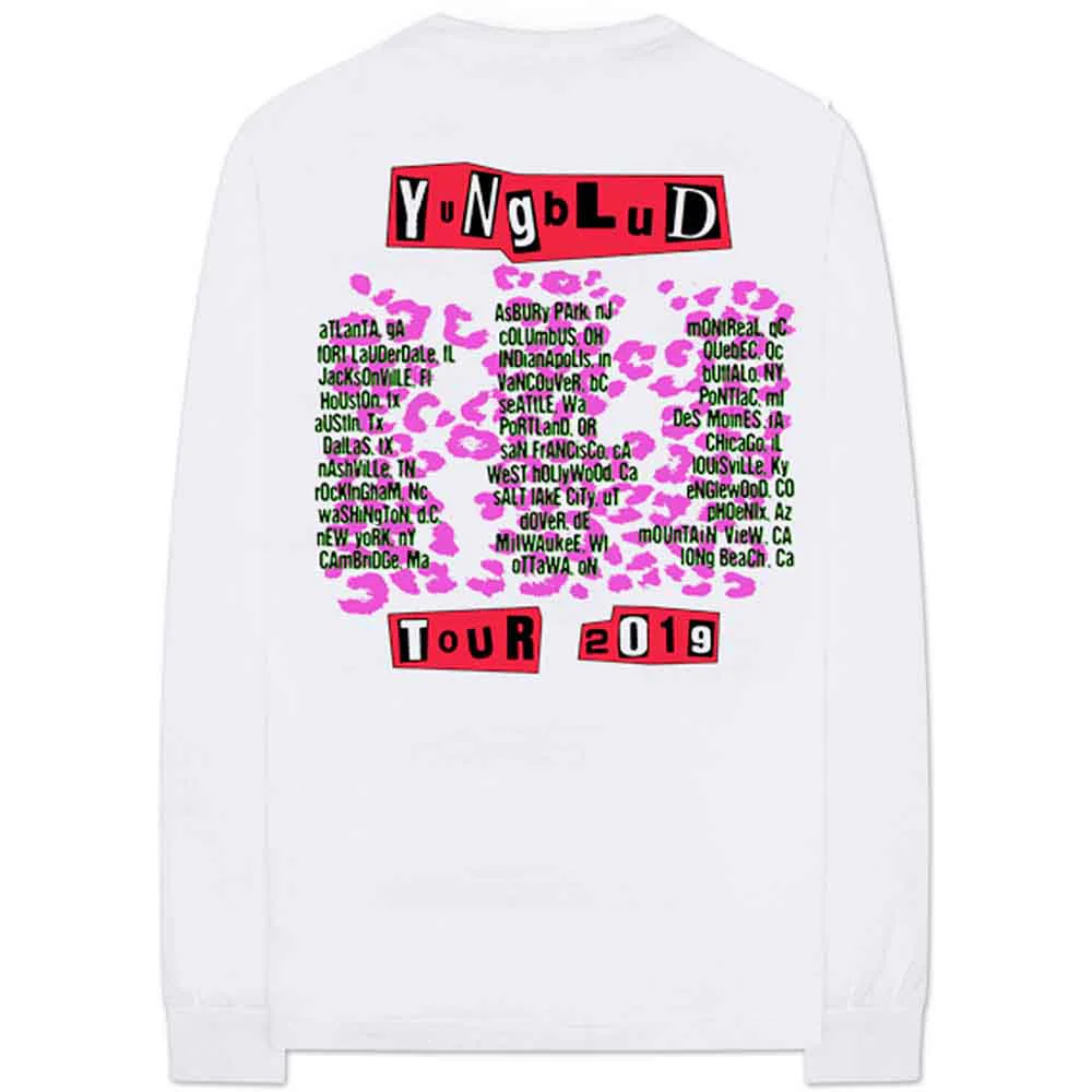 Yungblud Tour White X-Large Long Sleeve T-Shirt - Image 2