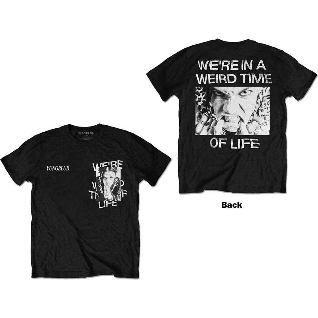 Yungblud Weird Time Of Life Black Medium T-Shirt - Image 3